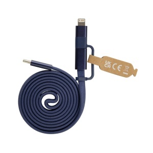 XD Cablu magnetic Arc RCS reciclat ultra-subțire, 60W, 2 în 1