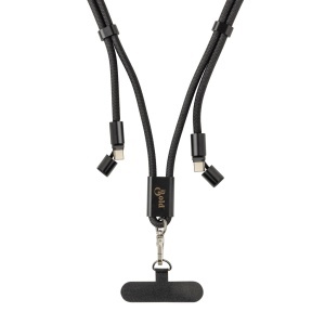 XD Cablu telefonic reglabil LoopAmp RCS RPET, 160 cm, cu cablu de 60W