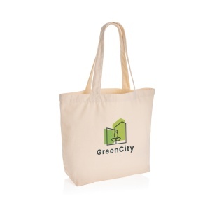 XD Impact Aware™ 240 gsm rcanvas shopper w/pocket undyed
