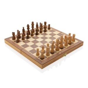 XD Luxury wooden foldable chess set
