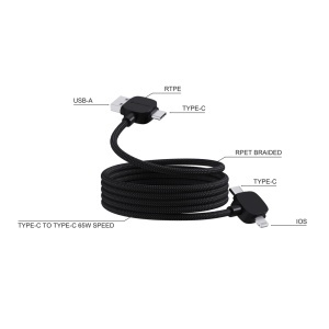 XD Urban Vitamin Stockton 65W RCS RTPE/RPET magnetic cable - Img 3