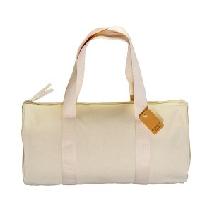 280 g/m2 recycled cotton sports/travel duffle bag - Img 3