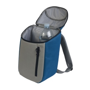 600 polyester cooler bag with front pcket and padded inner - Img 3