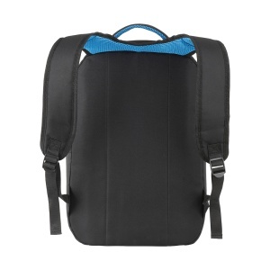 600D polyester PC backpack. Main laptop pocket and 3 front pockets. Breathable material - Img 3