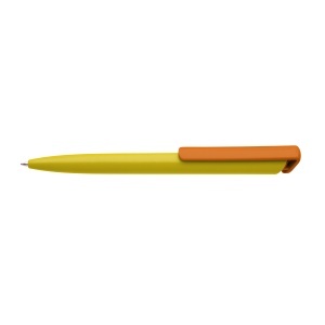 ADO™ BOIA Plastic ballpoint pen yellow - Img 7