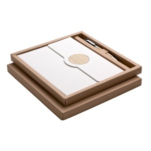 ADO LATTE Notebook with a ballpoint pen in box