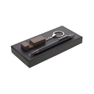 ADO LIGNIO set ballpoint pen + keyring