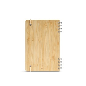 AO Caiet Steinbeck A5 cu copertă Woodgrain. 70gsm FSC 196 pagini