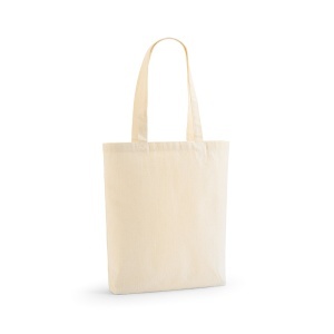 AO Sacoșă de cumpărături Elbrus din bumbac 220 g/m². Mânere și clin de 65 cm.