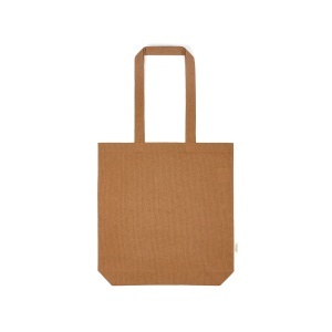 AO Sacoșă de cumpărături Elbrus din bumbac 220 g/m². Mânere și clin de 65 cm.