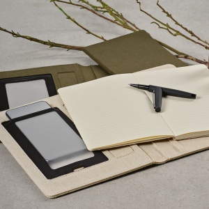 AO Eliot A5 Folder rCotton. 64 FSC® sheet notepad and rPU closure - Img 11