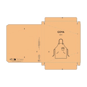 AO Șorț Goya din bumbac 300 g/m² și detalii din rPU