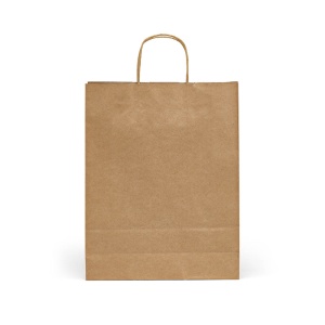 AO Vesuvio L Brown Recycled FSC® Kraft Bag. 115gsm. Made in Portugal - Img 3