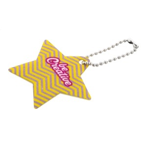 AP CreaFelt Key Xmas - custom Christmas keyring, star - Img 4