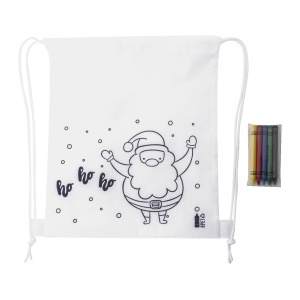 AP Julfar Bag B - Rucsac cu șnur, set de colorat, design de Crăciun