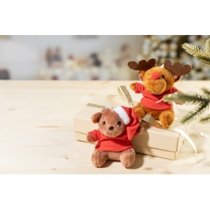 AP Julnalle - plush Christmas teddy bear keyring - Img 3