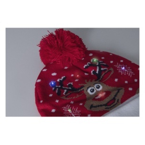 AP Norrsken - Christmas LED winter hat, reindeer - Img 4