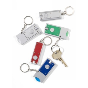 AX™ breloc cu monedă pentru cărucior, lumină LED - Img 7
