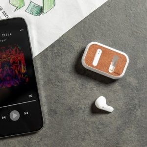AX™ Căști wireless RABS, husă din piele reciclată - Img 3