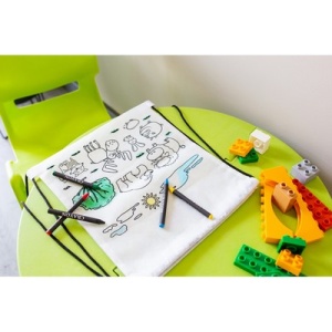 AX™ Drawstring bag for colouring, crayons | Brody - Img 3