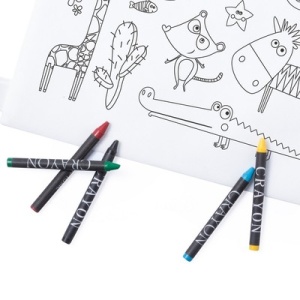 AX™ Geantă cu șnur pentru colorat, creioane - Img 3