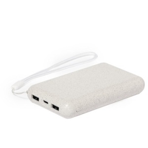 AX™ Power bank din paie de grâu 5000 mAh, încărcător solar - Img 4