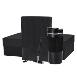 AX™ Set cadou, cană termo 470 ml, caiet A5, Pix, cutie cadou