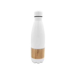 AX™ Sticlă termo 500 ml cu detaliu din bambus | Blake - Img 2