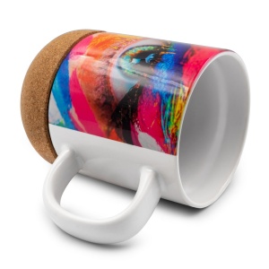 AX Ceramic mug 370 ml with cork detail | Kate