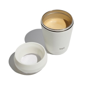 AX Pahar Topl din oțel reciclat, capac patentat 360, 235 ml - Img 11