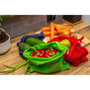 AX Pungă de bumbac pentru fructe și legume, mărime mare | Kelly - Img 2