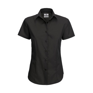 B&C Cămașă elegantă SSL/femei din poplin