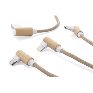 BC Cablu USB 3 în 1 FLAX