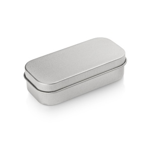 BLUE C™ Small tin box for bigger USB flash drives (with inset)