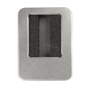 BLUE C™ Large tin box for bigger USB flash drives (with inset)