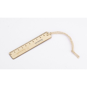 BLUE C™ 10 cm ruler with string LINIFY