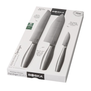 BOSKA Kitchen Knives Copenhagen, set of 3 - Img 2