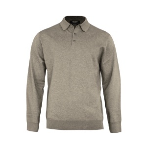 Brighton Long Sleeve Polo Men - Elegant Knitted Polo Fabric: 190 g/m² - Img 1