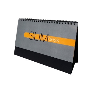 Calendar lunar de birou 2027 din cart negru de 300 g/m²