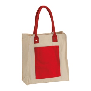 CM™ Sacoșă de cumpărături CANVAS cu mânere lungi
