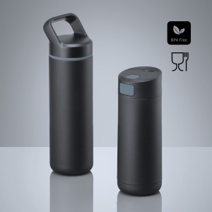 CO Expedition Set: cană de cafea 450 ml și sticlă din oțel 650 ml