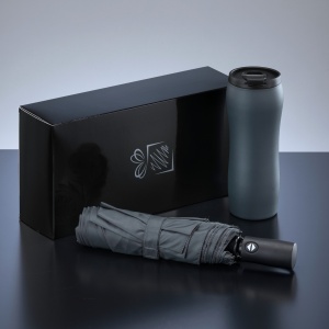 CO Primo Set: cană cu vid 400 ml și umbrelă automată
