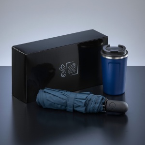 CO Traveller Set: cană termică Nordic 350 ml și umbrelă complet automată