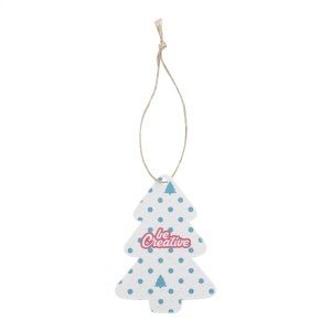CreaJul Seed - ornament personalizat din hârtie de semințe pentru pomul de Crăciun, rotund - Img 2