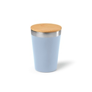 AO Pahar de călătorie Don din rSS și capac din bambus, 400 ml. Perete dublu