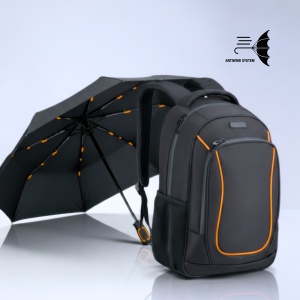 CO Set dynamic: rucsac business 15” și umbrelă automată