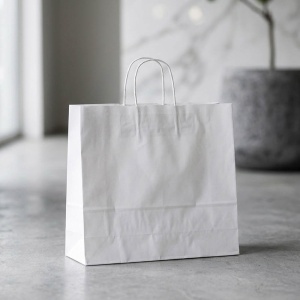 Etna XL White FSC® Kraft Bag. 100gsm. Made in Portugal - Img 5