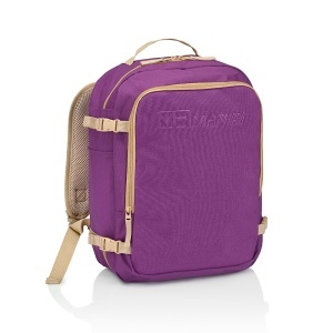 GC Mh way underseat softlight nylon backpack. purple