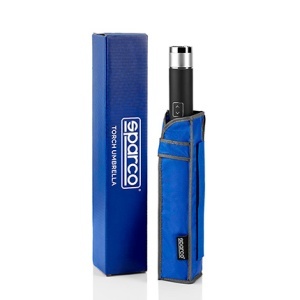 GC Umbrella with torch - 3 sections with automatic open/close and sparco case. with box - Img 3