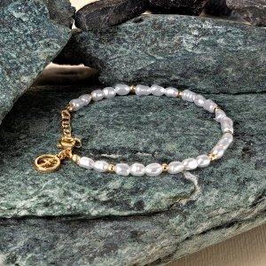 GC Women's bracelet with zoppini pearls. in box - Img 2